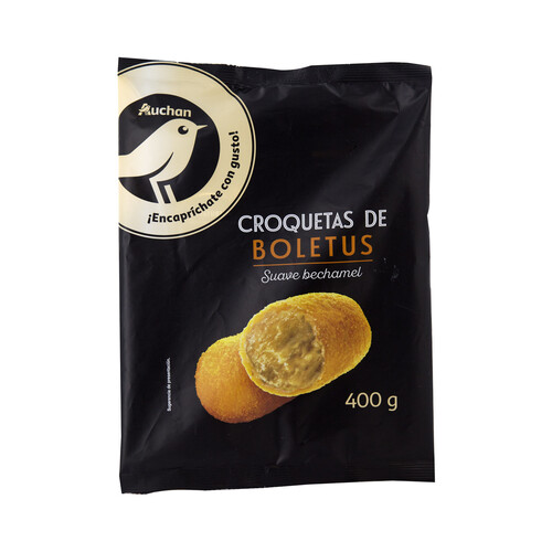 Alcampo ALCAMPO GOURMET Croquetas rellenas de suave bechamel y boletus 400 g