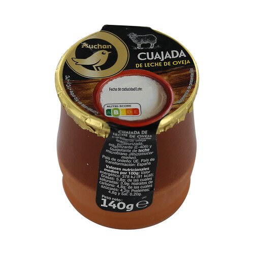 Alcampo ALCAMPO GOURMET Cuajada de leche de oveja ALCAMPO GOURMET 140 g