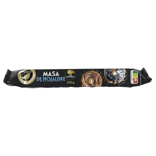 Alcampo ALCAMPO GOURMET Masa de hojaldre con matequilla lista para extender ALCAMPO GOURMET 230 g