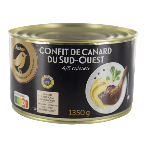 Alcampo ALCAMPO GOURMET Muslos de pato confitado ALCAMPO GOURMET 745 g