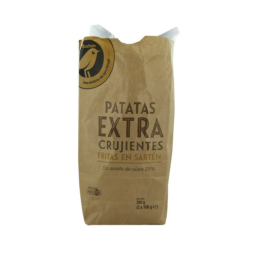 Alcampo ALCAMPO GOURMET Patatas fritas en aceite de oliva ALCAMPO GOURMET 200 g