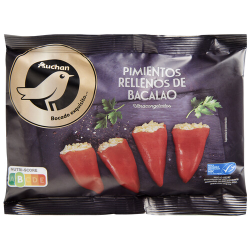 Alcampo ALCAMPO GOURMET Pimiento rellenos de bacalao (MSC) ultracongelados 240 g