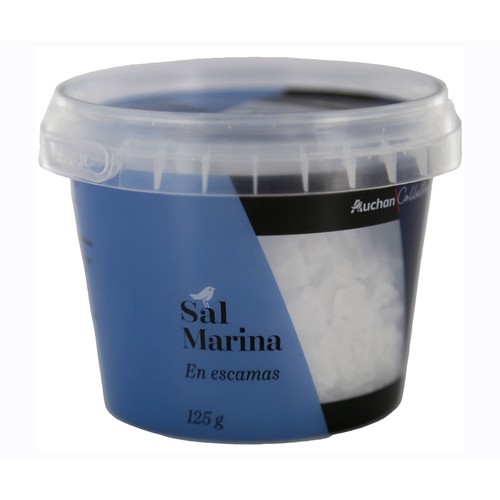 Alcampo ALCAMPO GOURMET Sal marina en escamas ALCAMPO GOURMET 125 g