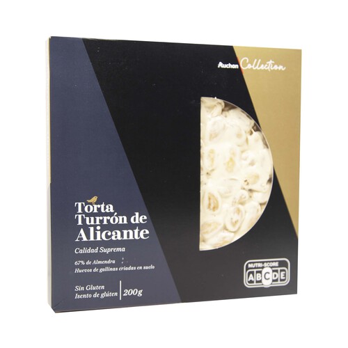Alcampo ALCAMPO GOURMET Torta de turrón duro D.O. Alicante 200 g