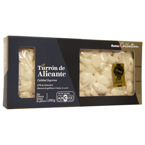 Alcampo ALCAMPO GOURMET Turrón duro Indicación Geográfica Protegida Alicante 250 g