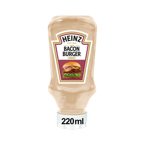 Alcampo HEINZ Salsa bacon burger 220 ml