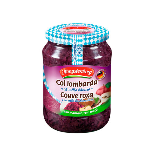 Alcampo HENGSTENBERG Col roja con manzana 650 g