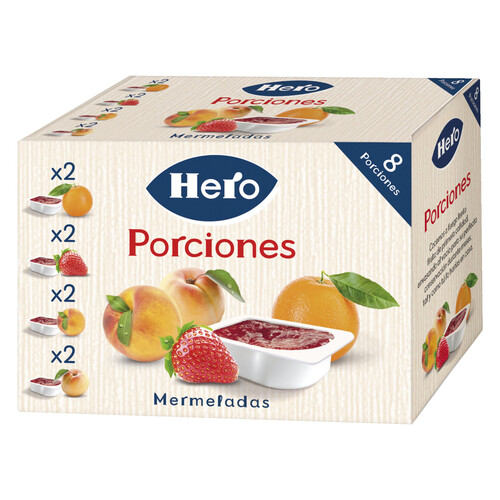 Alcampo HERO Confituras surtidas HERO 8 uds. x 25 g