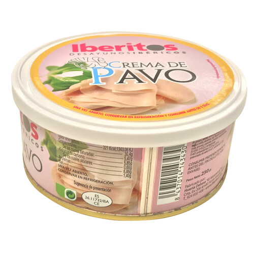 Alcampo IBERITOS Crema de pavo IBERITOS 250 g