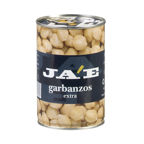 Alcampo JAE Garbanzos cocidos JAE lata de 250 g