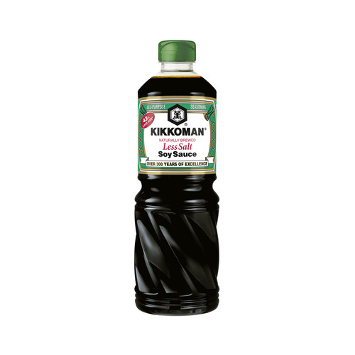 Alcampo KIKKOMAN Salsa de soja baja en sal 1 l