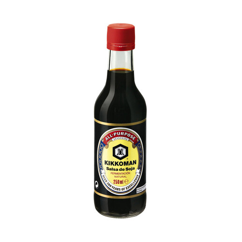 Alcampo KIKKOMAN Salsa de soja frasco de 250 ml