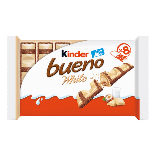 Alcampo KINDER Bueno White Barrita 2x8 uds. 312 g