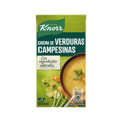 Alcampo KNORR Crema de verduras campesinas 500 ml