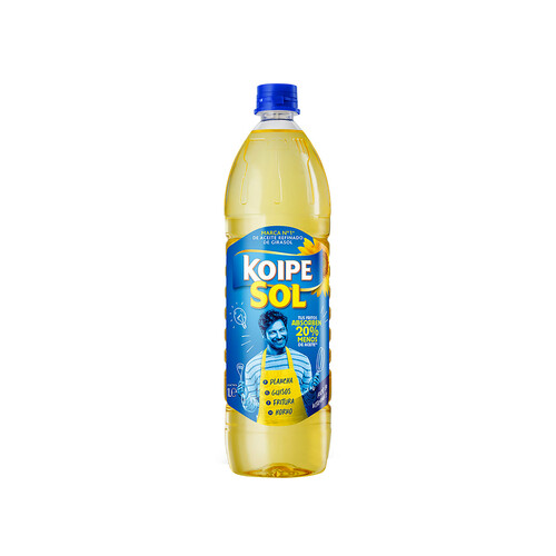 Alcampo KOIPESOL Aceite de girasol botella de 1 l