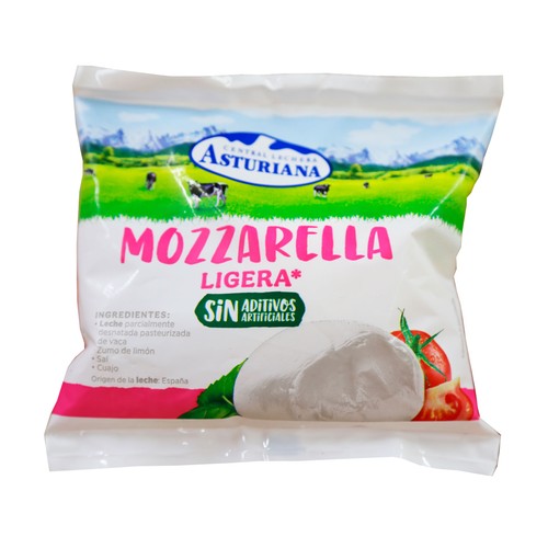 Alcampo LA ASTURIANA Mozzarella ligera 125g