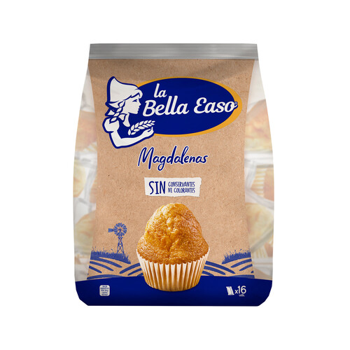 Alcampo LA BELLA EASO Magdalenas 16 uds. 464 g