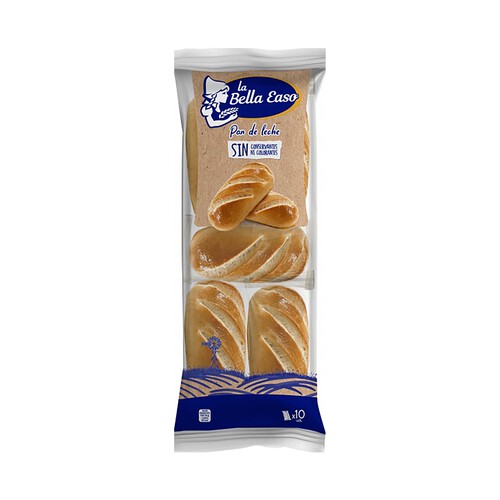 Alcampo LA BELLA EASO Pan de leche 10 uds. 350 g