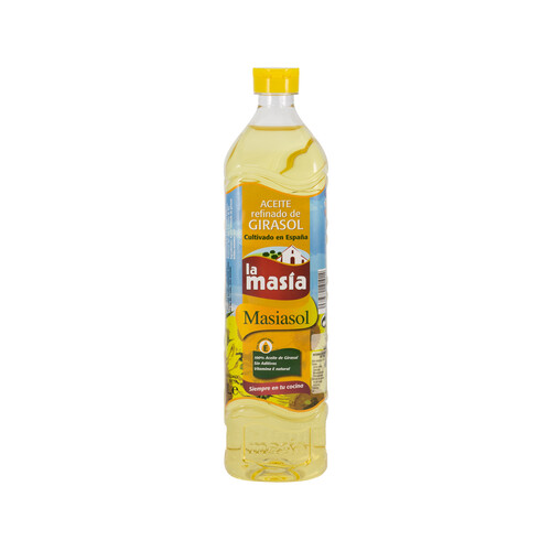 Alcampo LA MASIA Aceite de Girasol botella 1 l