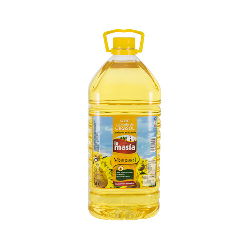 Alcampo LA MASIA Aceite de girasol garrafa de 5 l