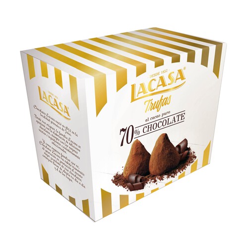 Alcampo LACASA Trufas chocolate negro 70% 150 g