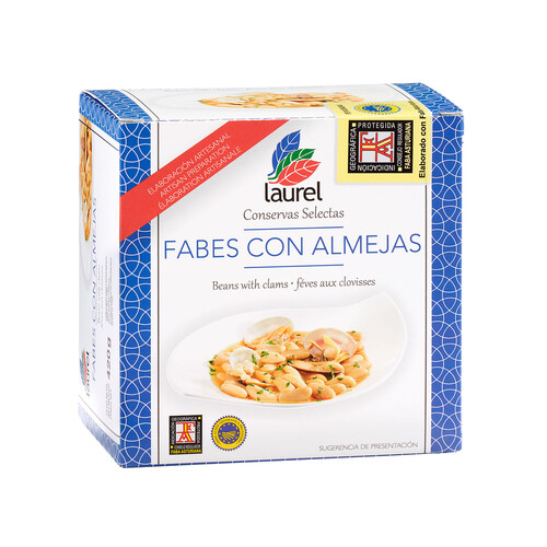 Alcampo LAUREL Fabes con almejas 420 g