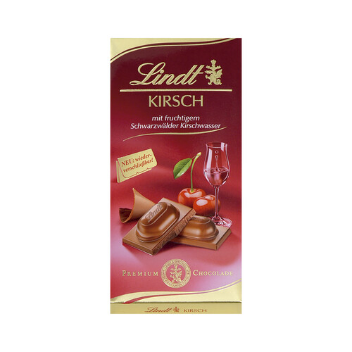 Alcampo LINDT Chocolate relleno Kirsch 100 g