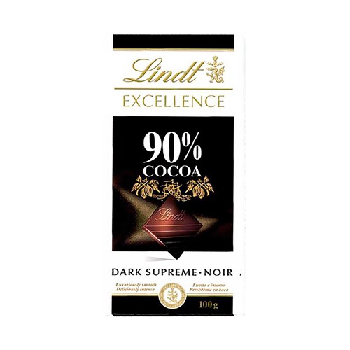 Alcampo LINDT Excellence Chocolate 90% cacao 100 g