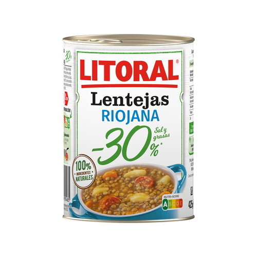 Alcampo LITORAL Lentejas Riojanas LITORAL 425 g