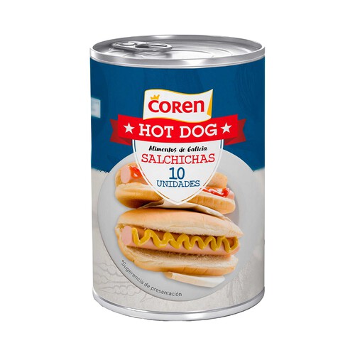 Alcampo LOURIÑO Salchicha hot dog LOURIÑO 250 g
