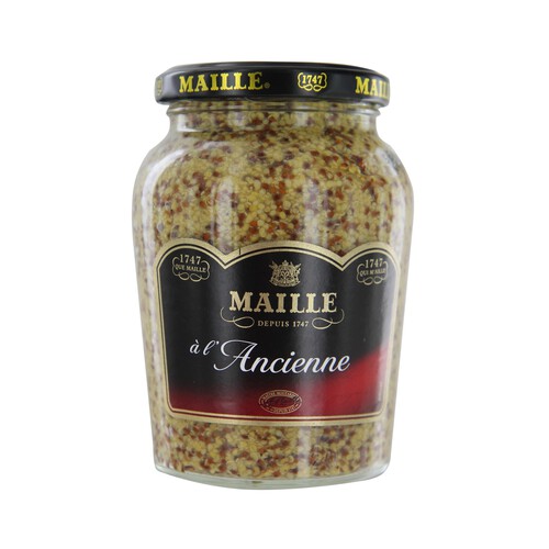 Alcampo MAILLE Mostaza antigua frasco de 380 g