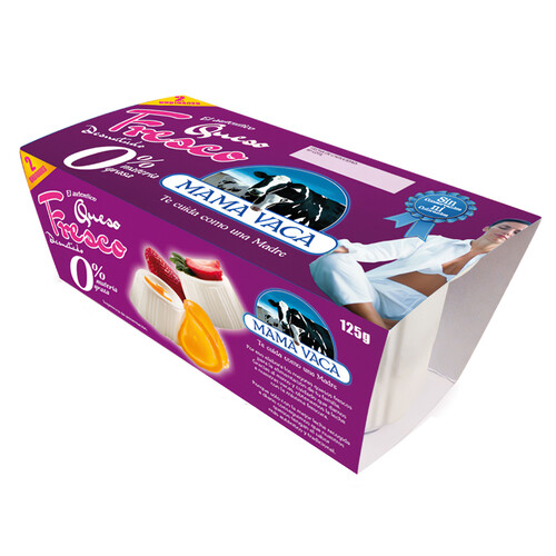 Alcampo MAMÁ VACA Queso fresco 2x62.5 g. 0%