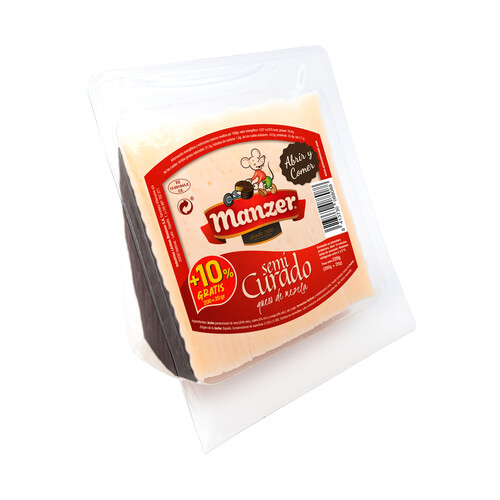 Alcampo MANZER Queso semicurado ya cortado 200 g