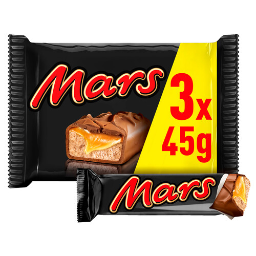 Alcampo MARS Barra chococaramelo 3 uds 45 g
