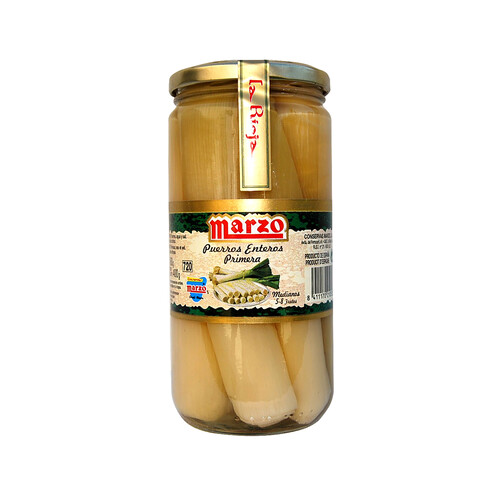 Alcampo MARZO Puerros al natural 400 g
