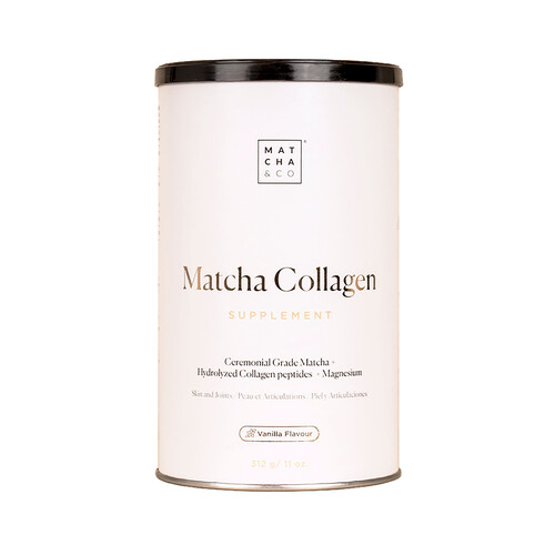 Alcampo MATCHA&CO Matcha colágeno vainilla 312 g