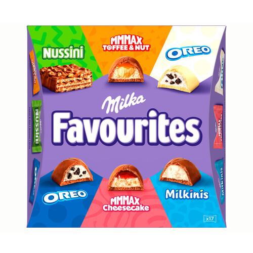 Alcampo MILKA Bombones caja mixta favoritos 158 gr