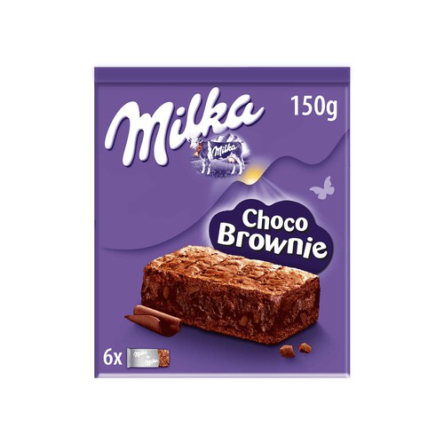 Alcampo MILKA Brownies de chocolate 6 uds. x 25 g