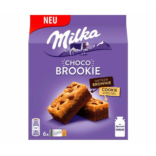 Alcampo MILKA CHOCO BROOKIE Bizcocho 132 g