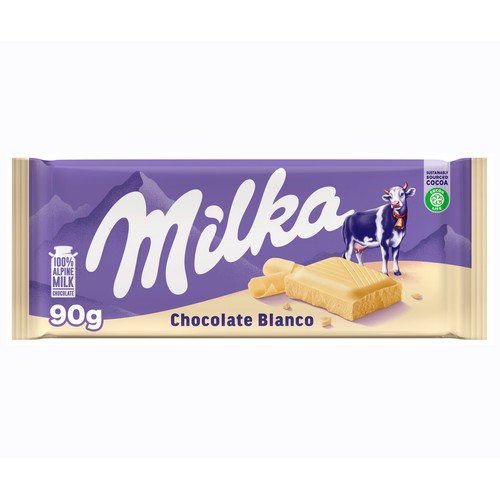 Alcampo MILKA Chocolate blanco 90 gr