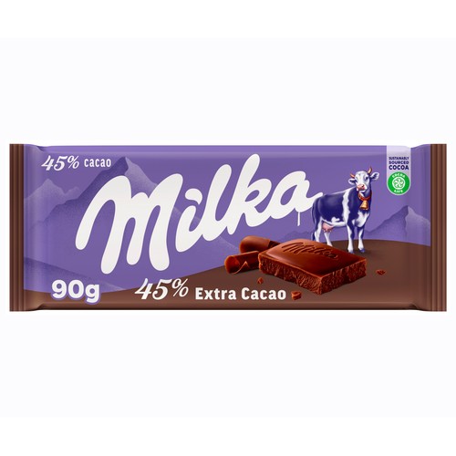 Alcampo MILKA Chocolate con leche 45 % cacao 90 gr