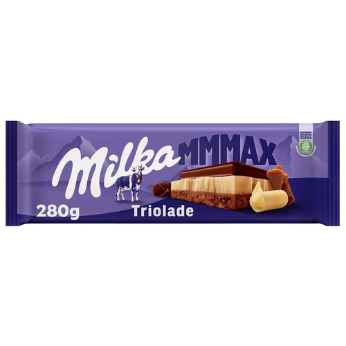 Alcampo MILKA Chocolate con leche triolade 300 g