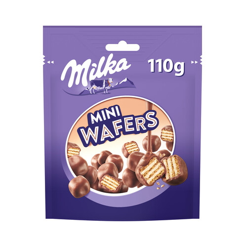 Alcampo MILKA Galletas mini waffer 110 g