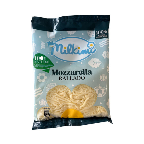 Alcampo MILKIMI Queso rallado mozzarella 120 g