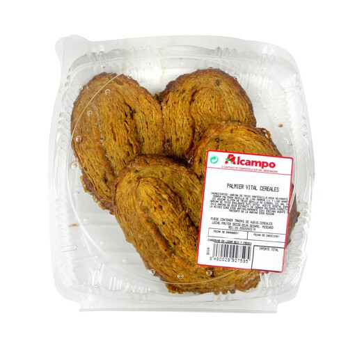 Alcampo Mini palmeras de cereales 6 uds