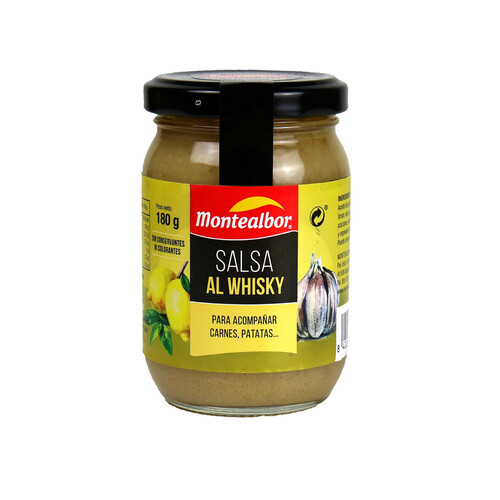 Alcampo MONTEALBOR Salsa al whisky 180 g
