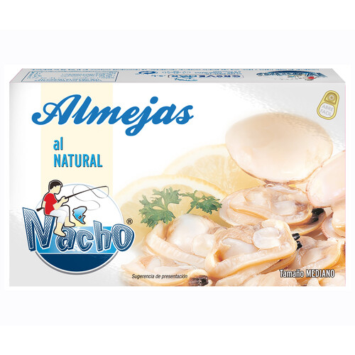 Alcampo NACHO Almejas al natural 63 gr