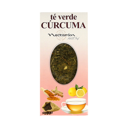 Alcampo NECTARÁN Té verde con curcuma 100 g