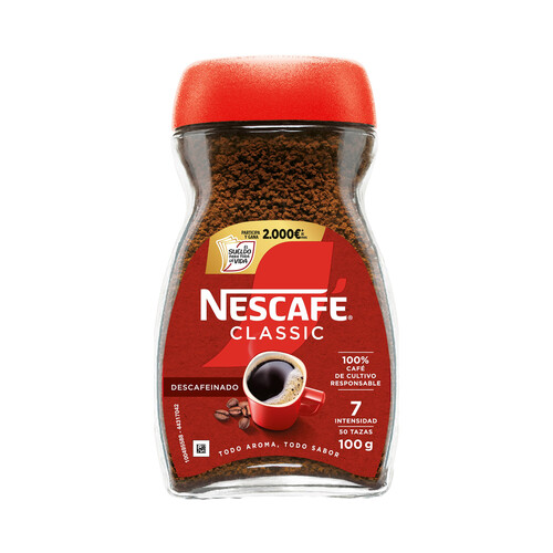 Alcampo NESCAFÉ Café soluble descafeinado 100 g