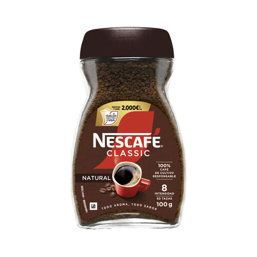Alcampo NESCAFÉ Clasic Café soluble natural 100 g
